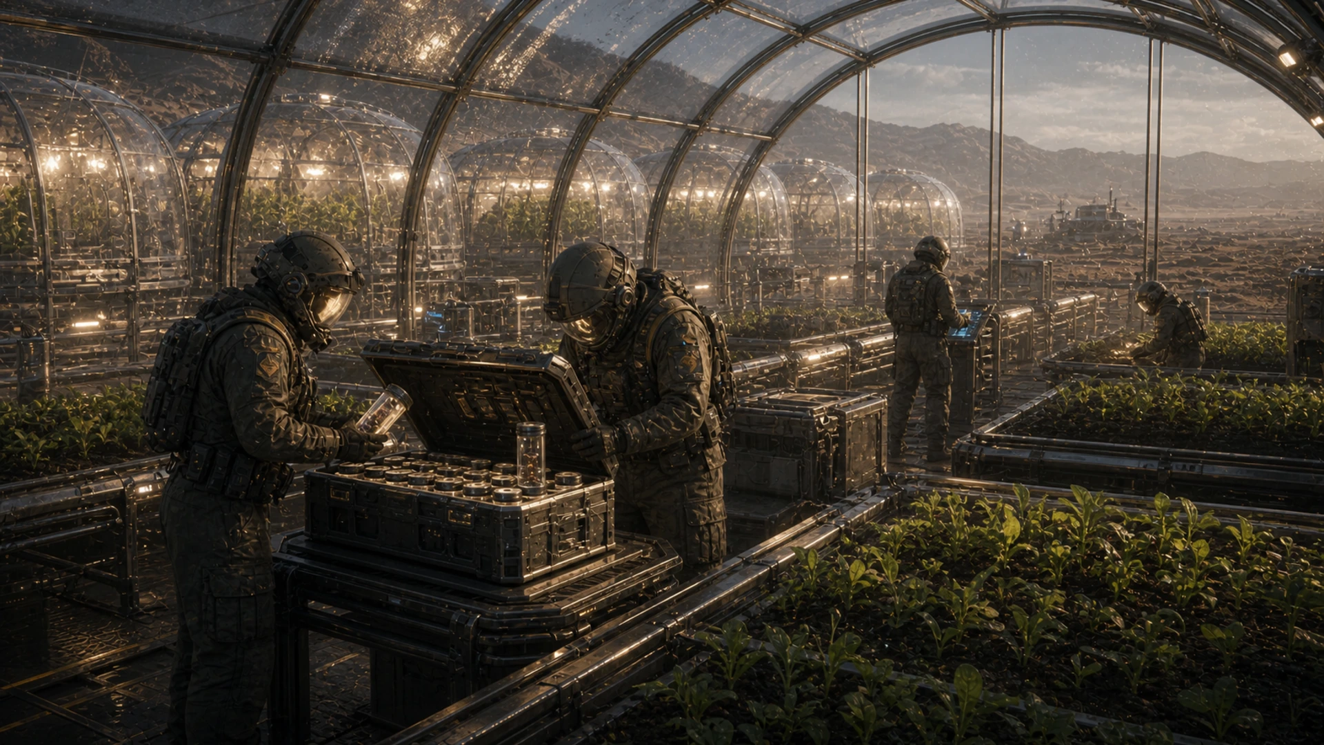 High-resolution concept image for Cycle 111: Seed Adaptation Zone: CT-03 terrain, mission infrastructure, atmospheric light, and soil pressure rendered as a cinematic WebP illustration.