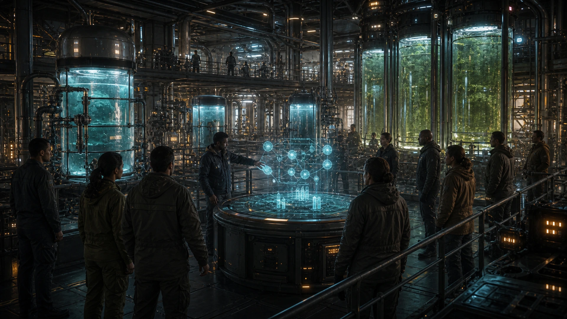 High-resolution concept image for Season 08: Oxygen Debt Ledger: CT-03 terrain, mission infrastructure, atmospheric light, and habitat pressure rendered as a cinematic WebP illustration.